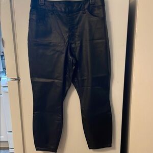 Express Women’s Curvy‎ Skinny High Rise 5 Button Shiny Pant Size 12S